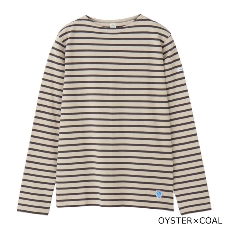 ORCIVAL オーシバル ボートネックカットソー(OYSTER×COAL): 通常