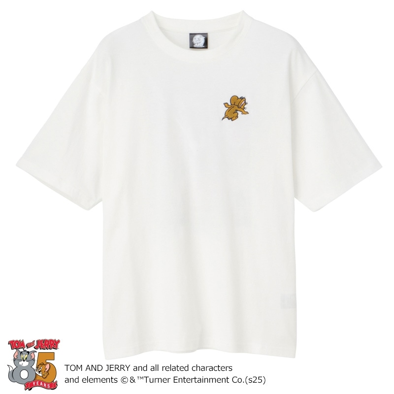 TOM and JERRY トムとジェリー Tシャツ コミック ホワイト