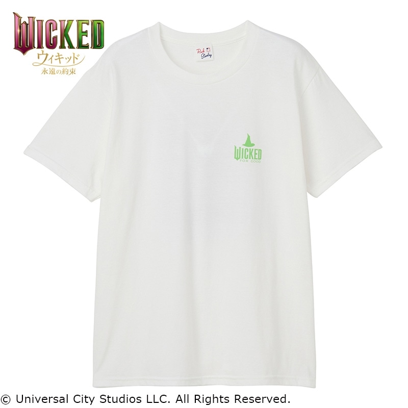 WICKED / ウィキッド / Tシャツ エルファバ ホワイト（ワイド