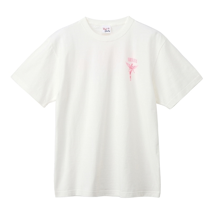NIRVANA / ニルヴァーナ Tシャツ ホワイト (ワイド)(ホワイト): 通常