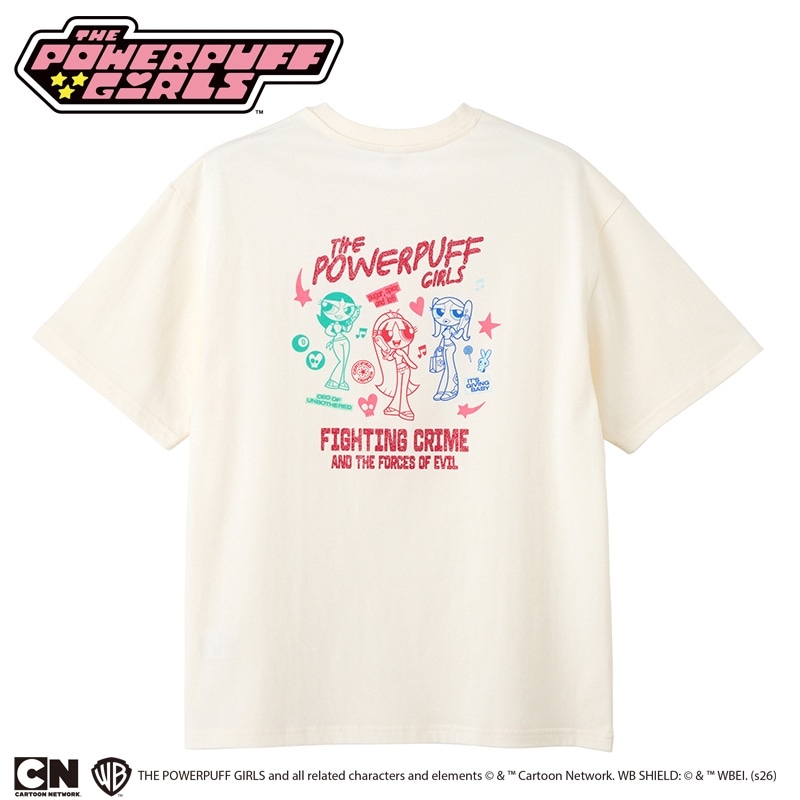THE POWERPUFF GIRLS / パワーパフ ガールズ / Tシャツ バニラホワイト