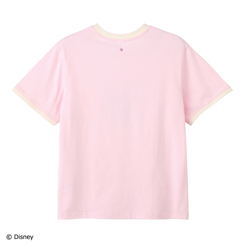 Disney（ディズニー）/ ミニー＆デイジー / リンガーTシャツ ピンク