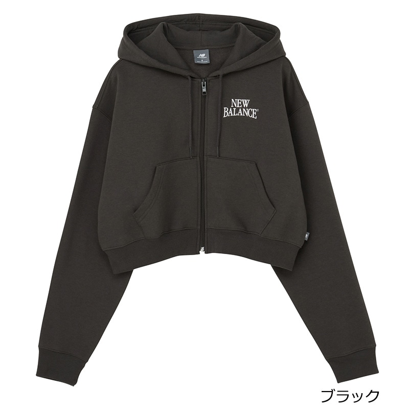 New Balance ニューバランス フルジップパーカー(ブラック): 通常