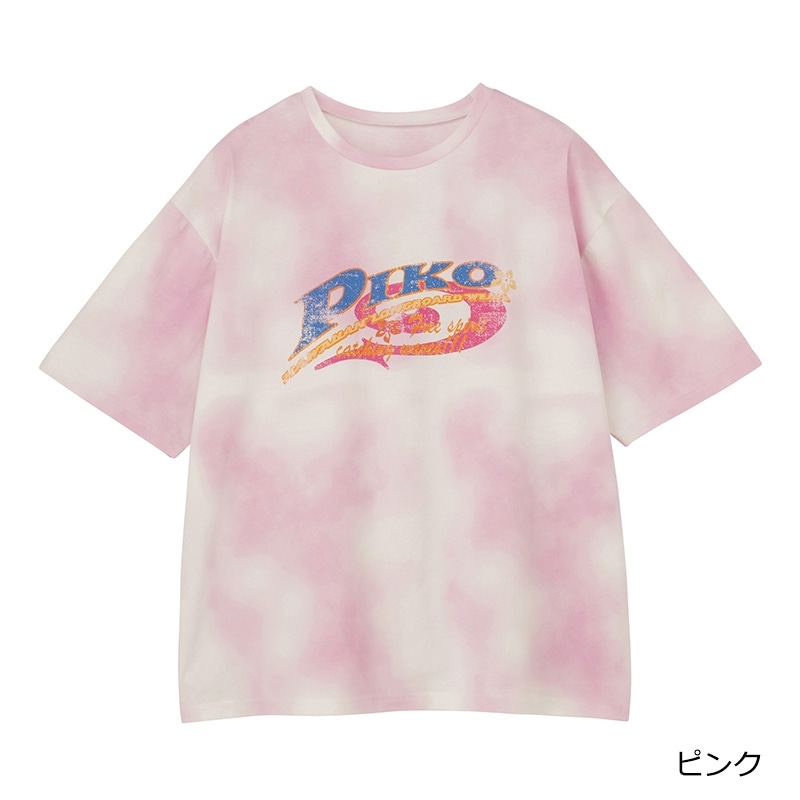 PIKO ルーズフィットTシャツ(ピンク): 通常| プラザオンラインストア