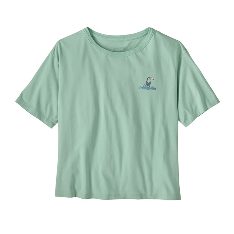 patagonia フード付きTシャツ ミントグリーン Patagonia パタゴニア ウィメンズ・プロテクト・レインフォレスツ