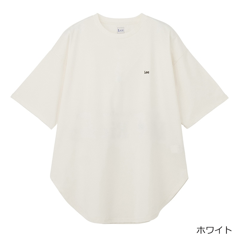 Lee リー ラウンドヘムTシャツ(ホワイト): 通常| プラザオンラインストア