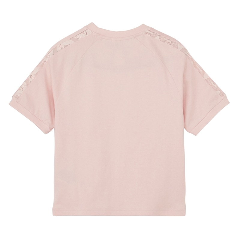 アディダス シャツ ピンク adidas adidas（アディダス） tシャツ ジャカード・ストライプ・ジャージー