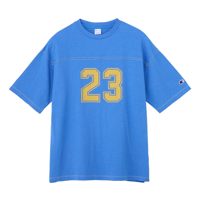 Champion チャンピオン フットボールTシャツ(ブルー): 通常| プラザ
