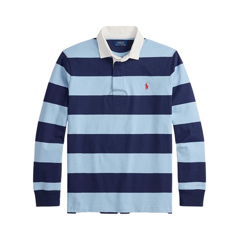 POLO RALPH LAUREN ポロ ラルフ ローレン ラグビーシャツ(ブルー