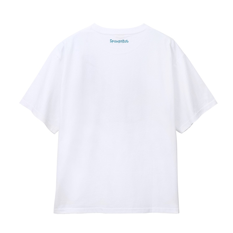 SpongeBob SquarePants スポンジ・ボブ フィッシュTシャツ ホワイト