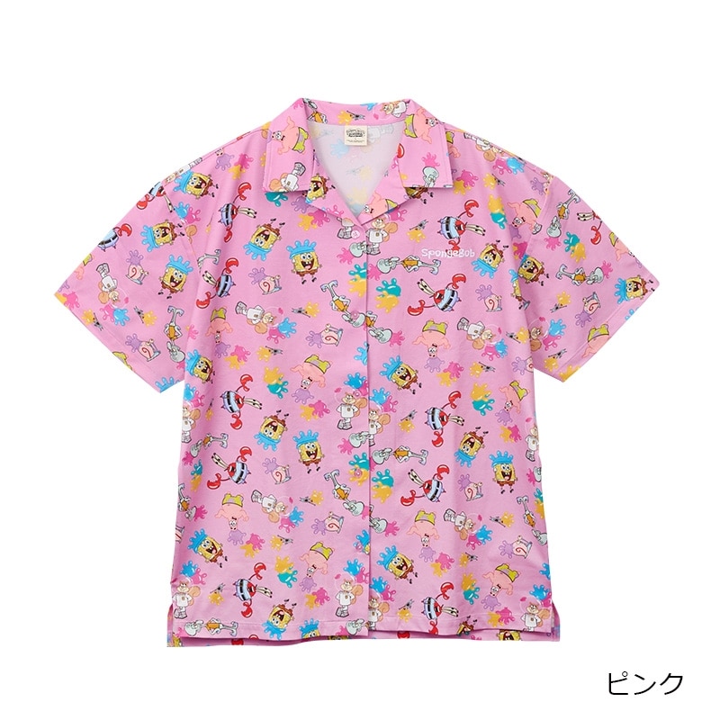 SpongeBob SquarePants スポンジ・ボブ 速乾シャツ(ライトブルー