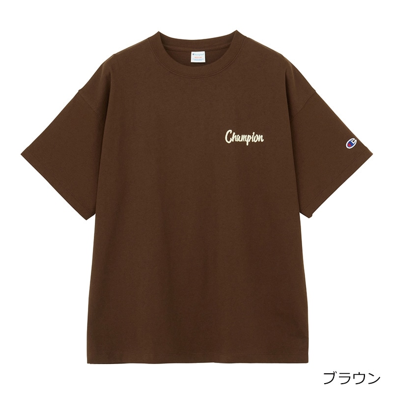 Champion チャンピオン ショートスリーブTシャツ(ブラウン): 通常