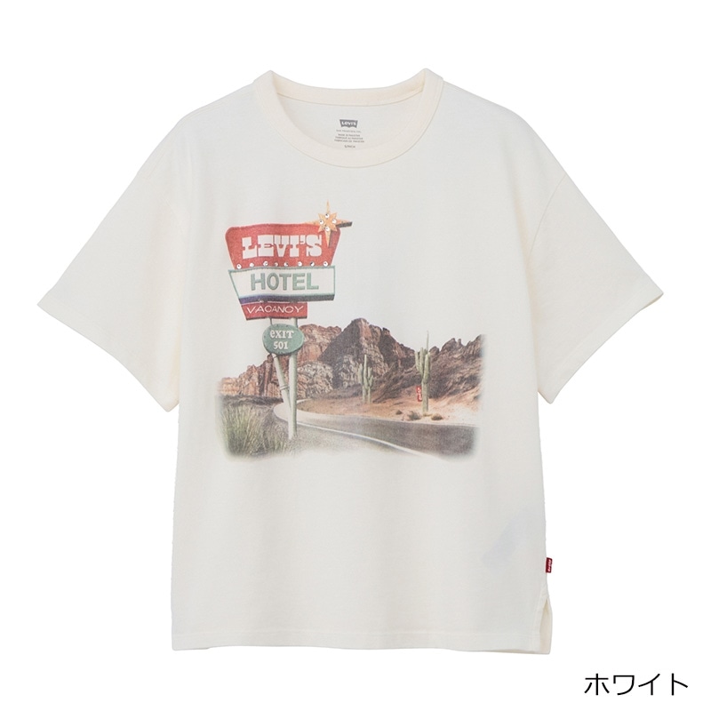 LEVI'S リーバイス グラフィックヴィンテージTシャツ(ホワイト): 通常