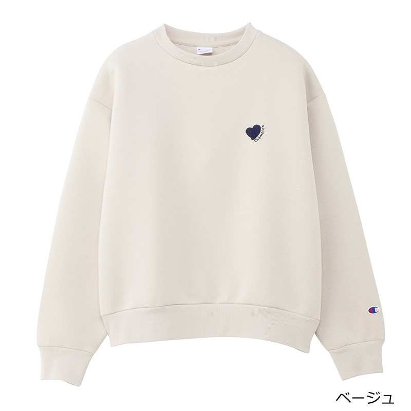 Champion チャンピオン ポイントスウェット(ベージュ): 通常| プラザ 