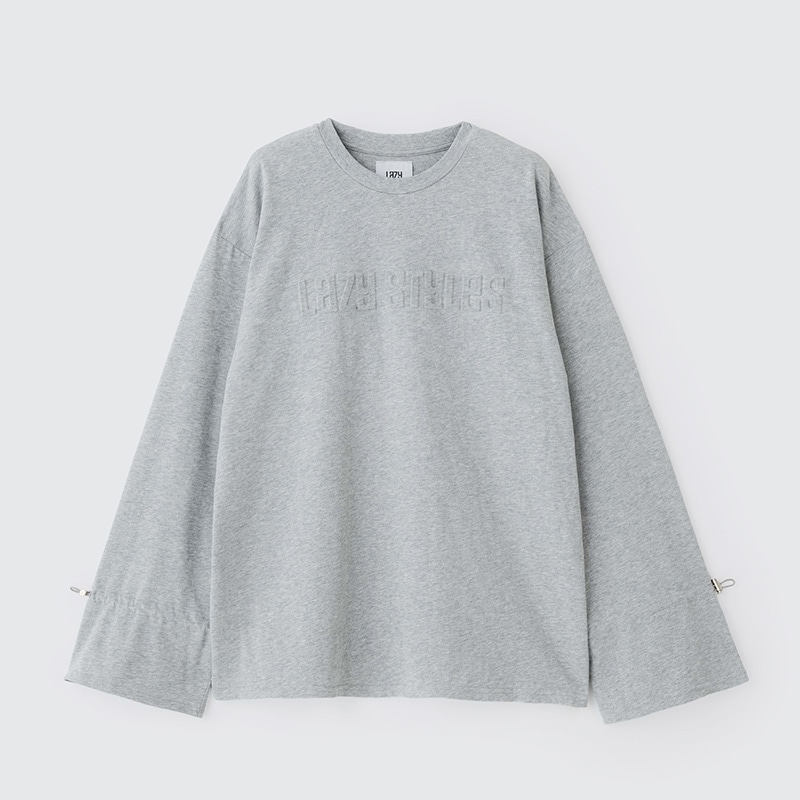 リージャ　ロングスリーブ　グレー Lazy styles レイジースタイルズ オーバーサイズ ロングスリーブT