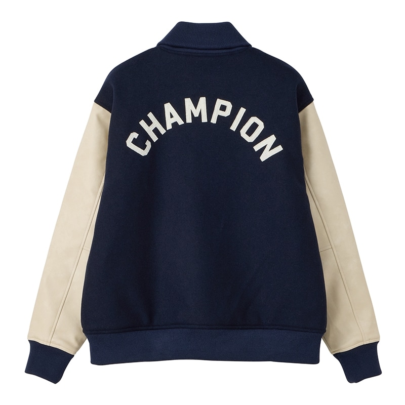 Champion チャンピオン バーシティージャケット ネイビー(ネイビー