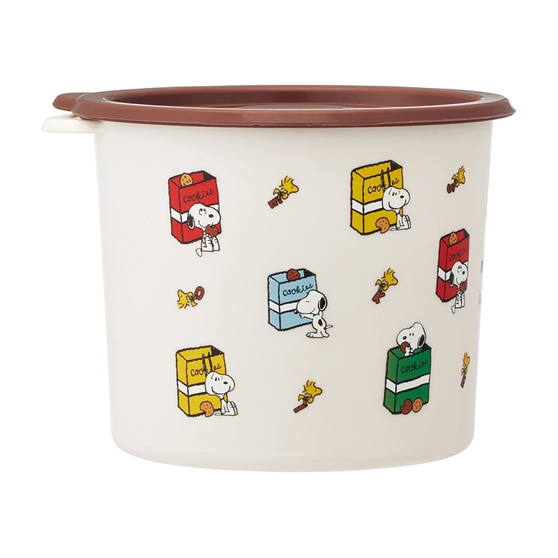 スヌーピー PEANUTS ワンタッチシール密閉保存容器 Yummy Cookie Days