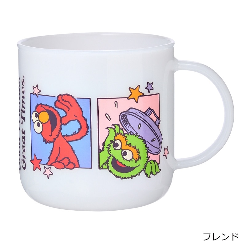 Sesame Street セサミストリート ガラスマグ(フレンド): 通常| プラザ