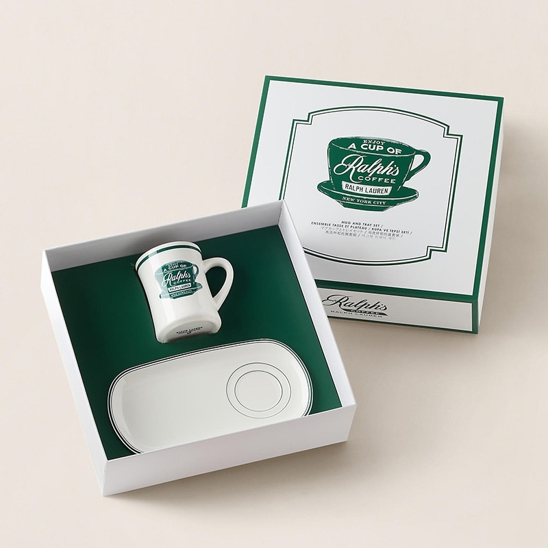 Ralph's Coffee ラルフズ コーヒー マグ & トレー セット(マグ&トレー