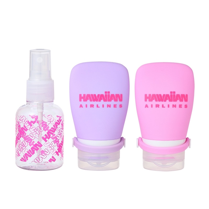 PLAZA BASICS HAWAIIAN AIRLINES ハワイアン航空 ミニリフィルボトル3P