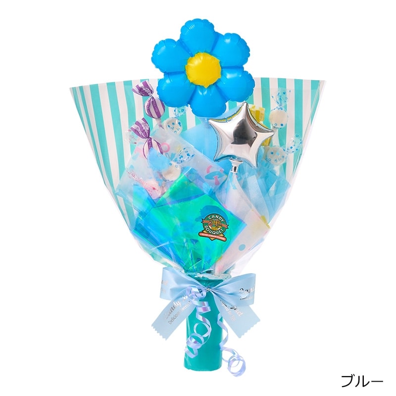 レジンヘアゴム 淡色ブルー　コットンキャンディ　ブーケ　花束 レジンヘアゴム 淡色ブルー コットンキャンディ ブーケ 花束 レジン