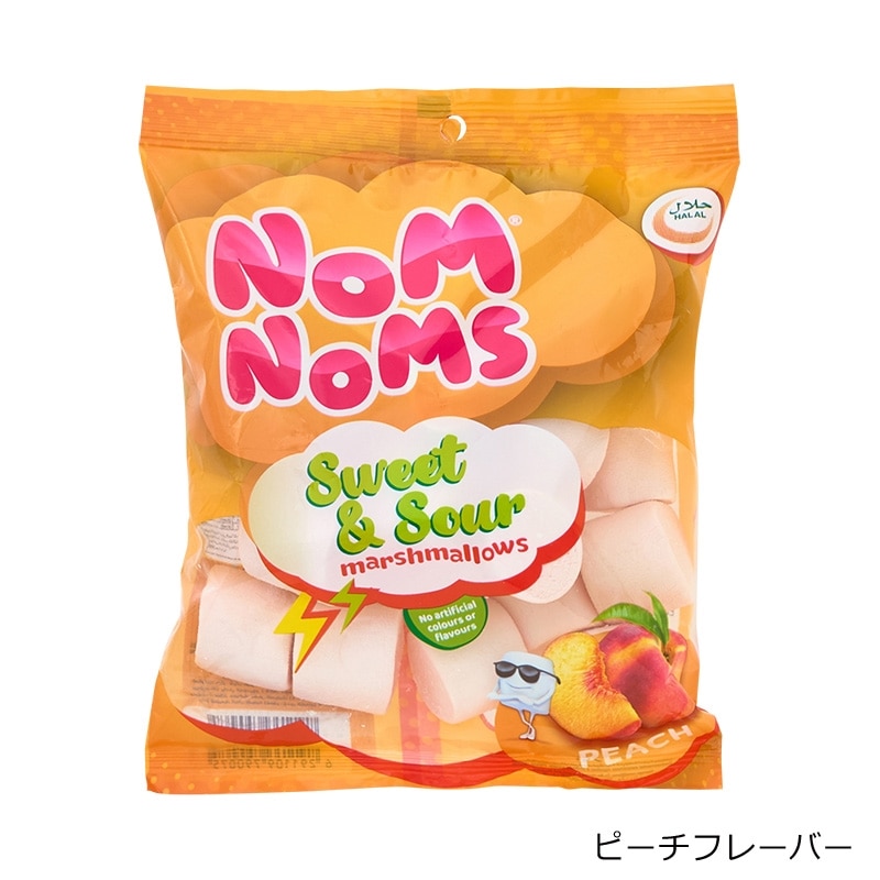 NOMNOMS ノムノムズ サワーマシュマロ(ピーチフレーバー): 通常