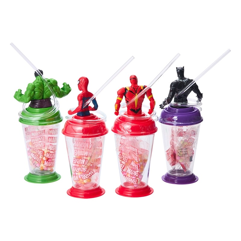 MARVEL - マーベル　アベンジャーズ　劇場　タンブラー　ドリンクボトル　フィギュア Disney（ディズニー）MARVEL マーベル ドリンクカップ(キャンディ入り