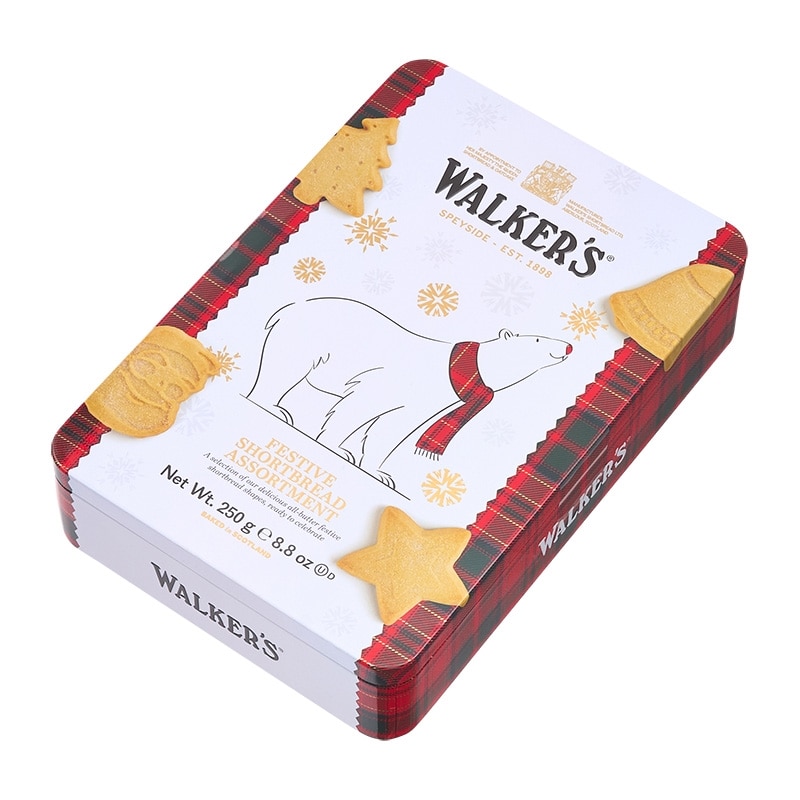 Walkers ウォーカー シロクマ缶 250g(ショートブレッド): 通常