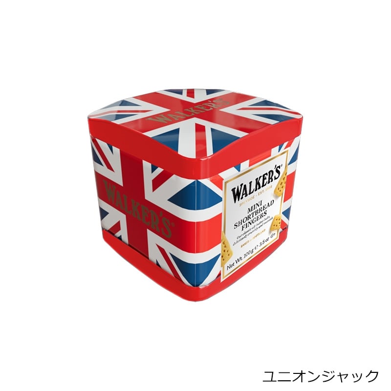 Walkers ウォーカー ミニショートブレッド缶(ユニオンジャック): 通常
