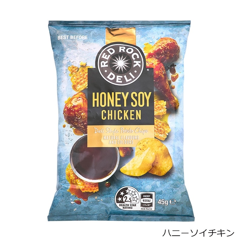RED ROCK DELI ハニーソイチキン 45g 5袋セット RED ROCK DELI レッドロックデリ ポテトチップス(ハニーソイチキン