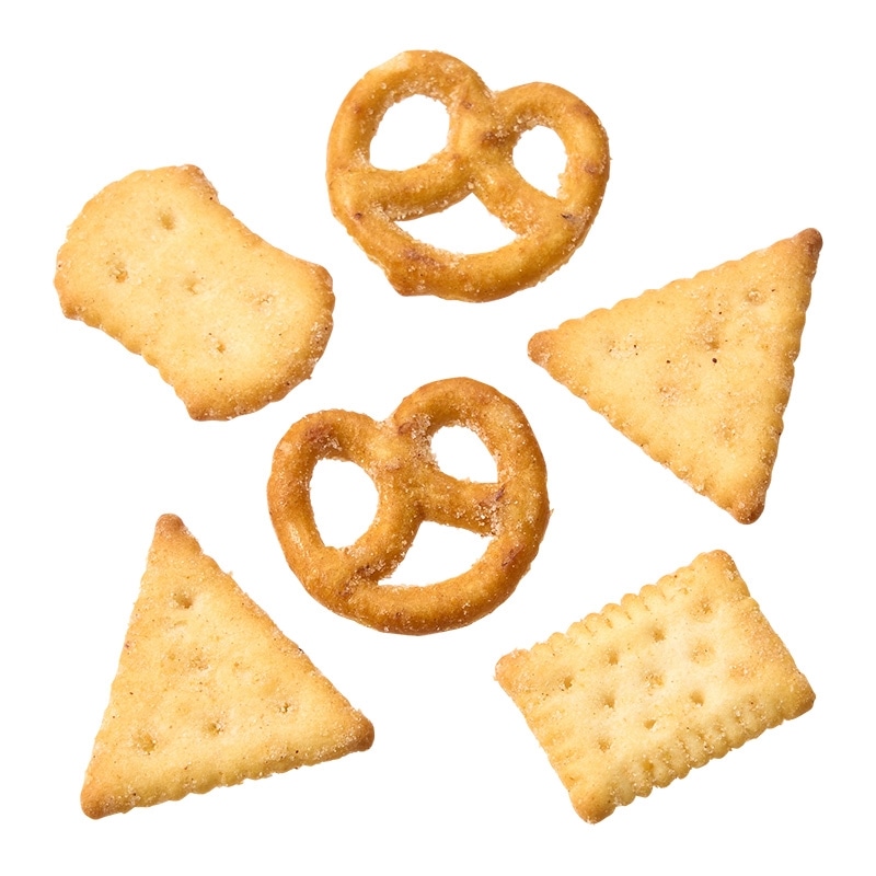 No Brand ノーブランド ミニミックス(プレッツェル＆クラッカー) 青