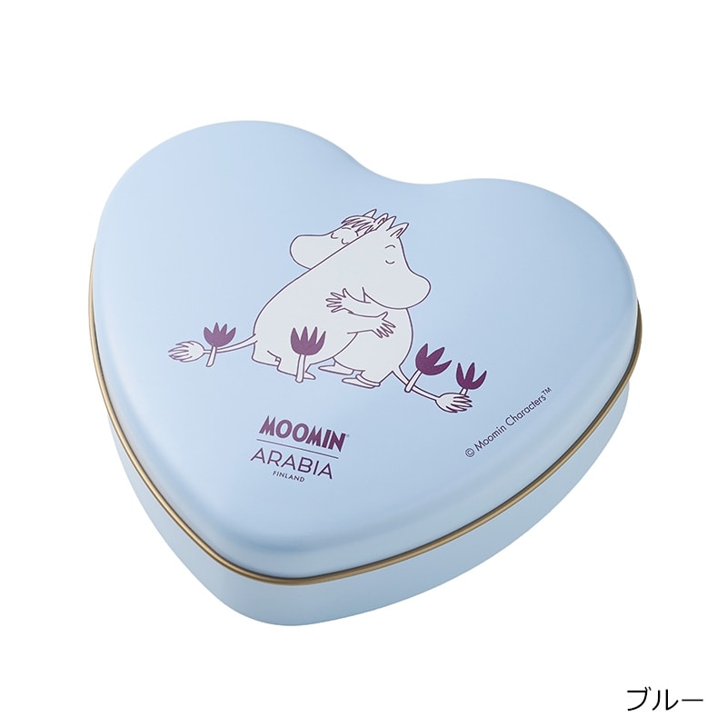 ムーミンアラビア LOVE ハーブティー ハート缶(リラックスカモミール