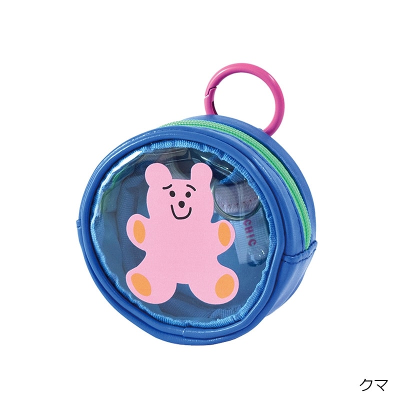 カーテン小窓のラウンドポーチS⭐︎いたずらBABYくまちゃん 【楽天市場