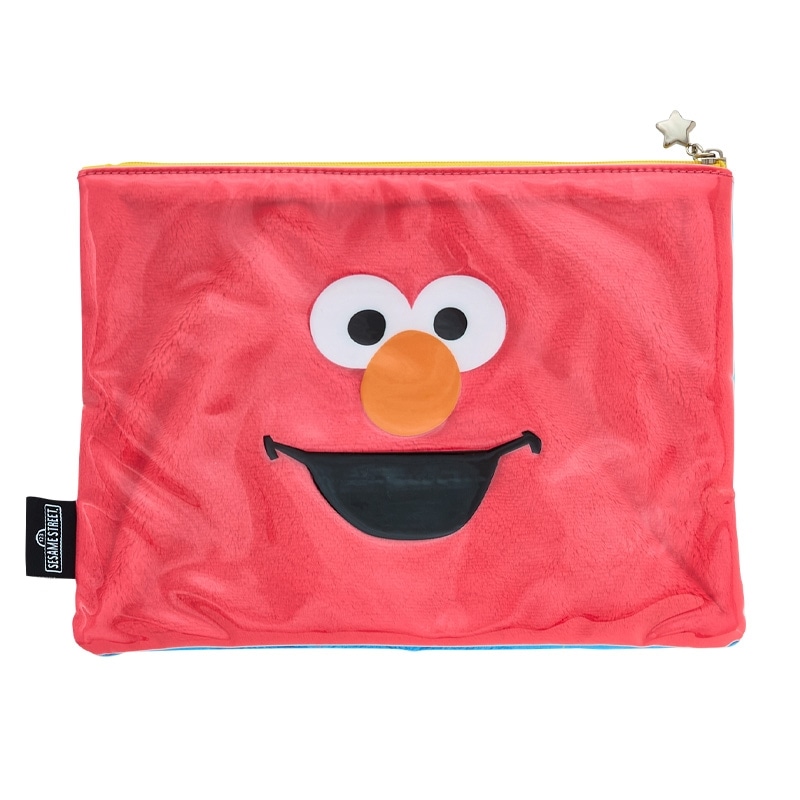 Sesame Street セサミストリート フラットポーチ L クッキー