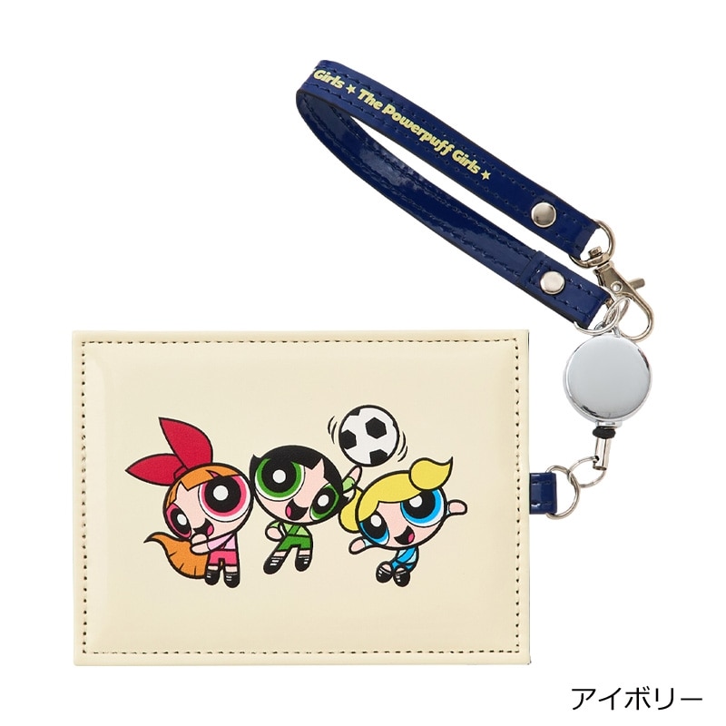 THE POWERPUFF GIRLS パワーパフ ガールズ パスケース(アイボリー