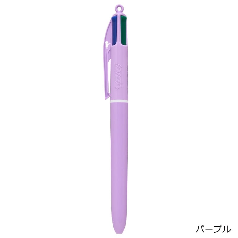 ぱーぷるページ BIC 4色ボールペン パステル(パープル): 通常| プラザオンラインストア