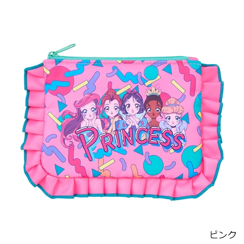 Disney(ディズニー) ディズニープリンセス フリルポーチ(ピンク): 通常