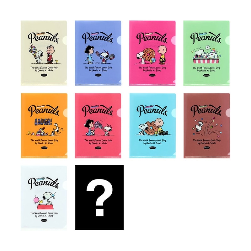 スヌーピー PEANUTS ミニクリアファイル＆クリアカードセット