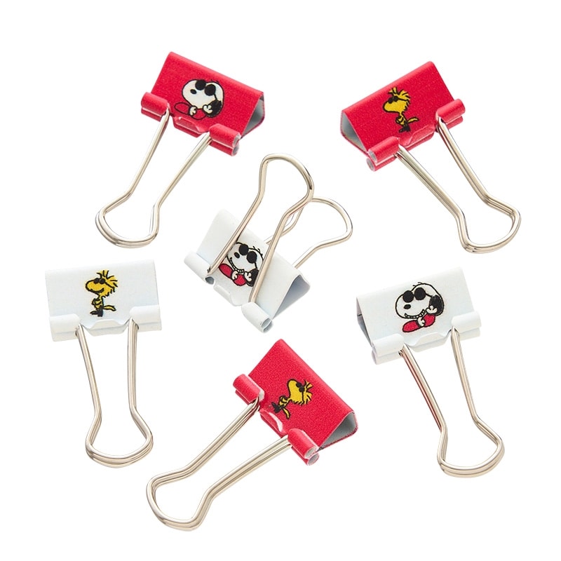 スヌーピー PEANUTS ケース入りWクリップ ジョー・クール(ケース入り