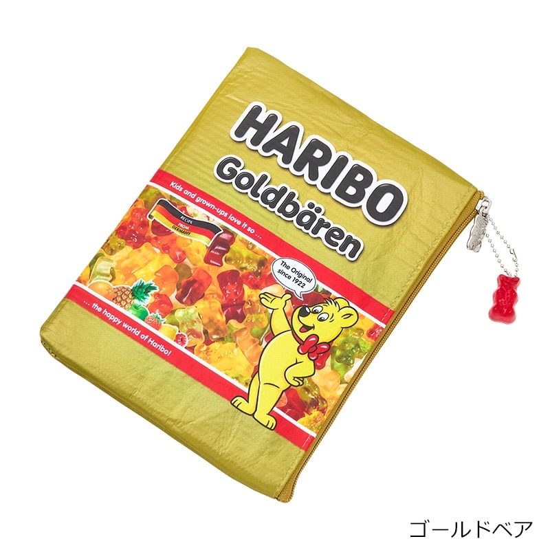 【新品未使用】フェイラー × ハリボー フラットポーチM　HARIBO HARIBO ハリボー フラットポーチM(ゴールドベア): 通常| プラザ
