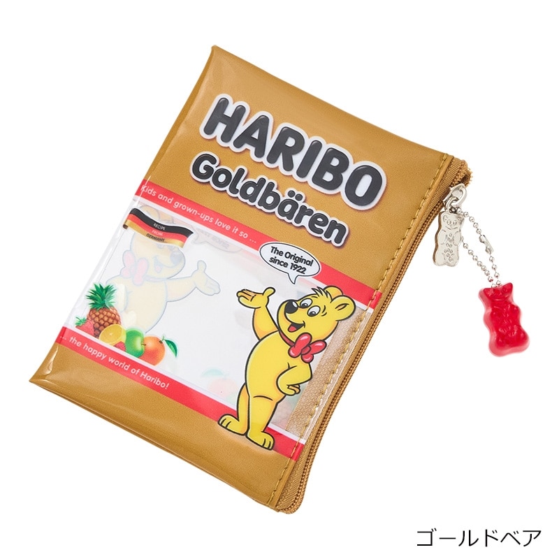 HARIBO ハリボー クリアポーチS(ゴールドベア): 通常| プラザ