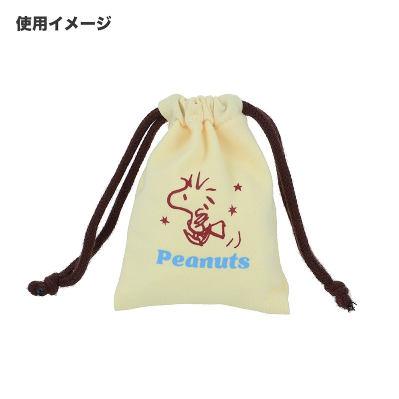 スヌーピー PEANUTS スウェットミニ巾着 WOODSTOCK & SNOOPY ※種類は