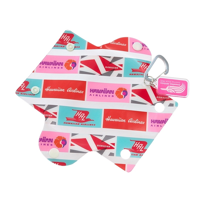 PLAZA BASICS HAWAIIAN AIRLINES ハワイアン航空 マルチクリアケース