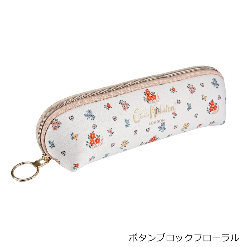 Cath Kidston キャスキッドソン ペンケース(ボタンブロックフローラル
