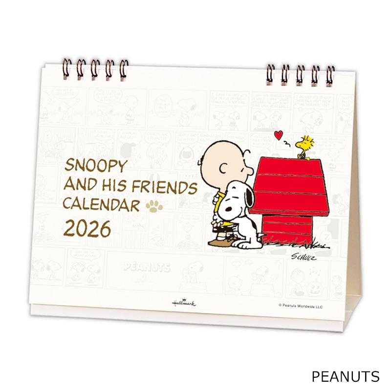 2026年1月始まり】スヌーピー PEANUTS デスクカレンダー(PEANUTS