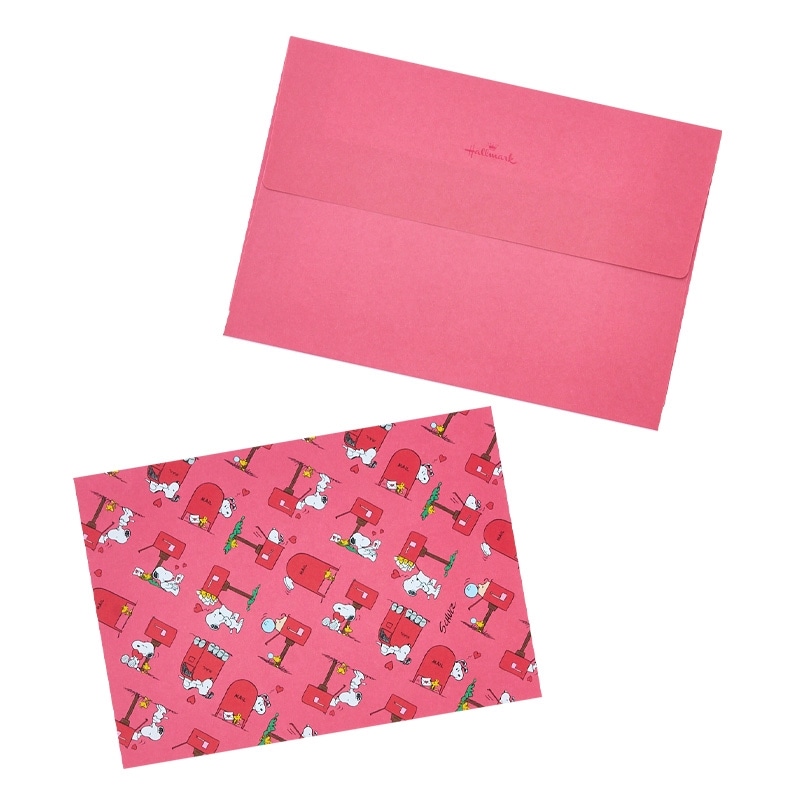 スヌーピー PEANUTS レターセット Happiness is Red(レターセット