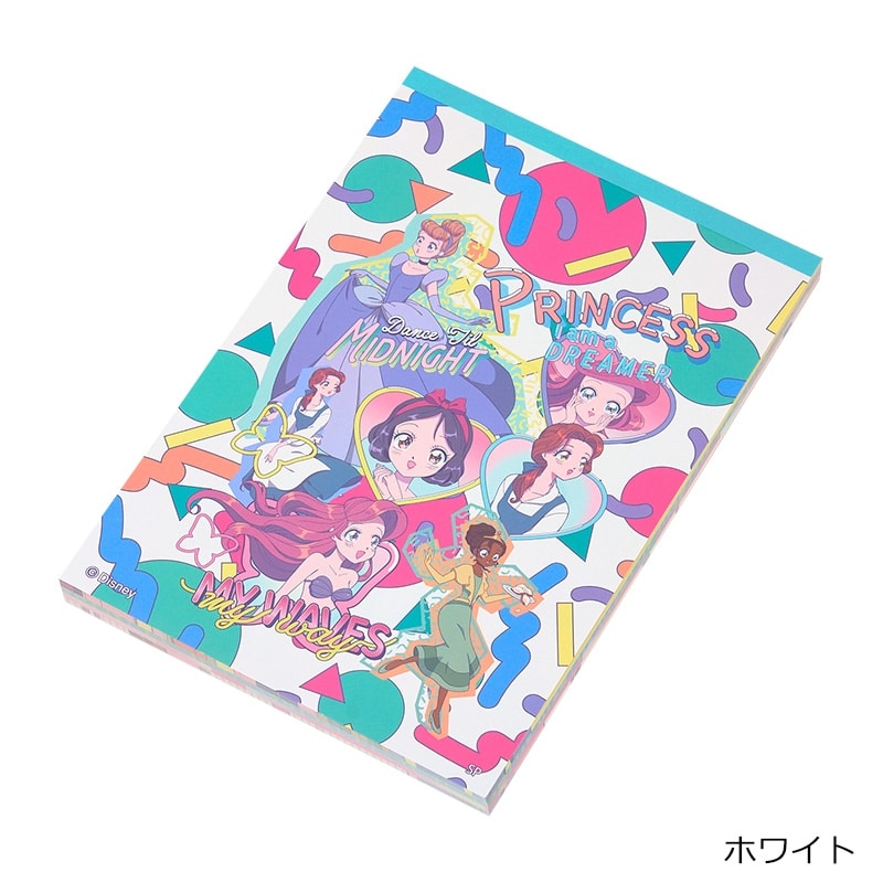 Disney(ディズニー) ディズニープリンセス レターパッド(ホワイト