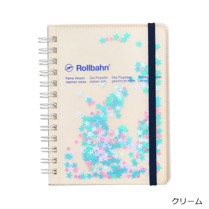 ロルバーン ポケット付メモ グリッター M(ライトピンク): 通常| プラザ
