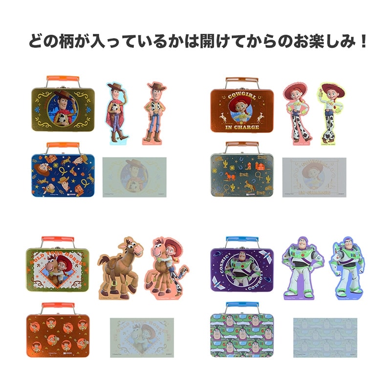 TOY STORY 5 トイ・ストーリー 5 ブリキ缶入りシール&メモコレクション