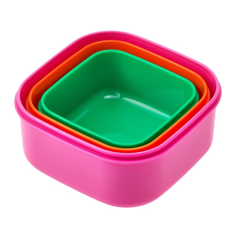 BARBAPAPA バーバパパ シールランチボックス3Pセット HOW'S IT GOING